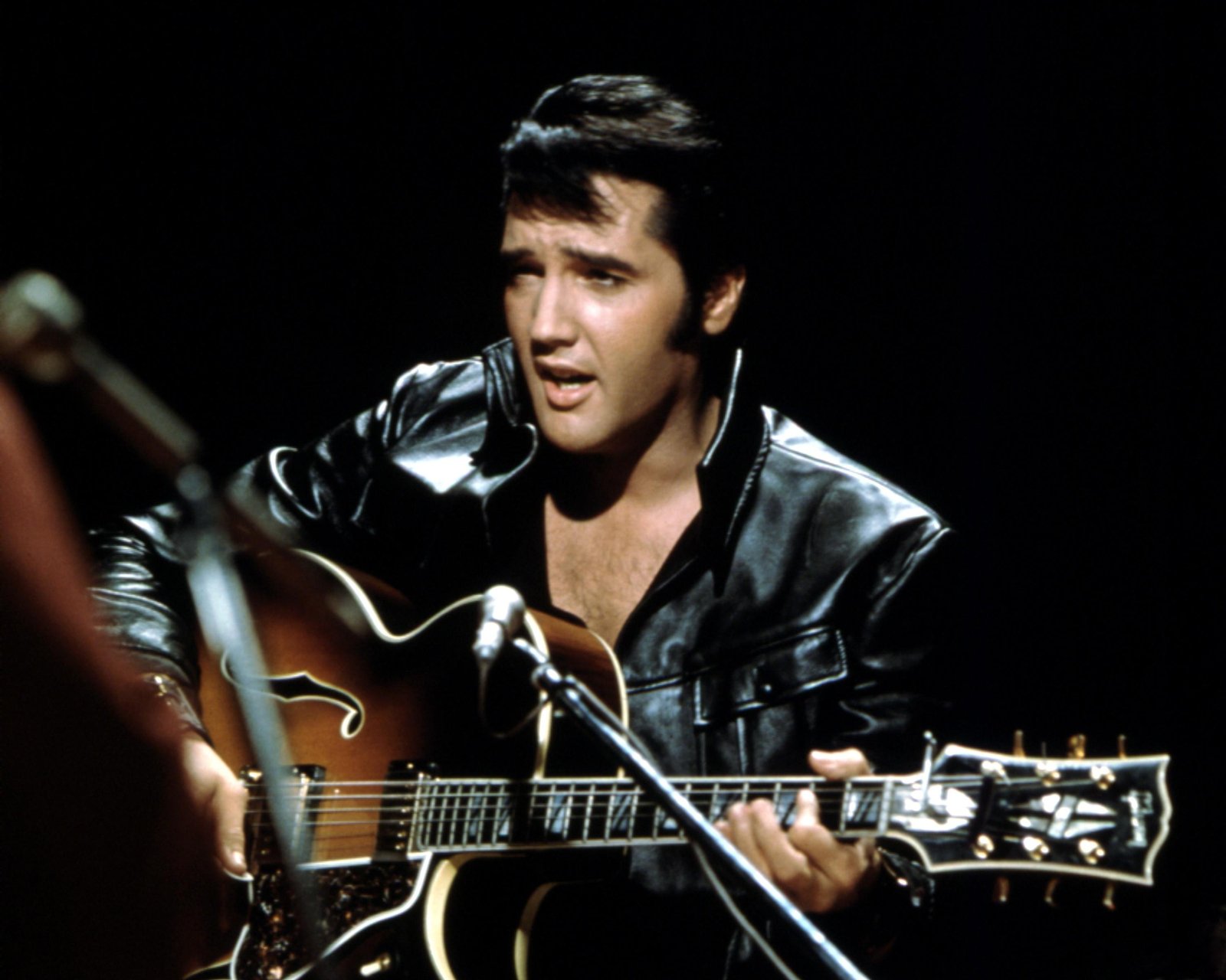 Elvis performing 'The Comeback TV Special'