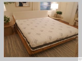 Airweave Bed on minimalist platform bedframe