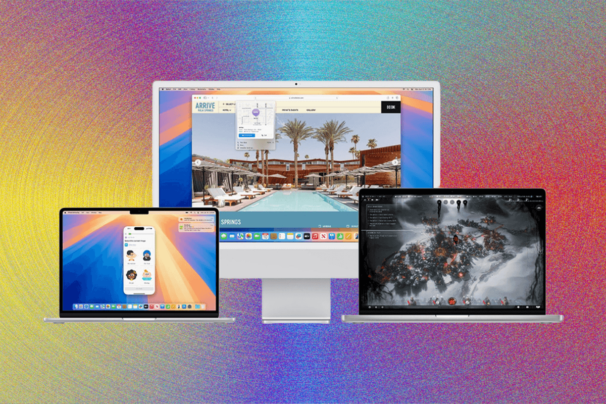 Laptop screen showing macOS interface