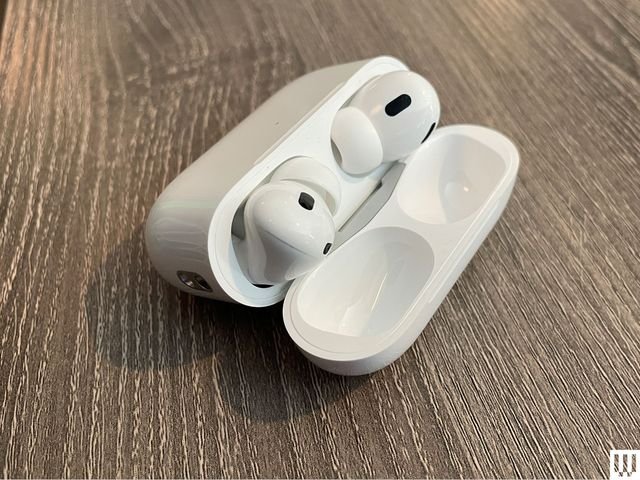 Apple AirPods Pro 2 earbuds open case