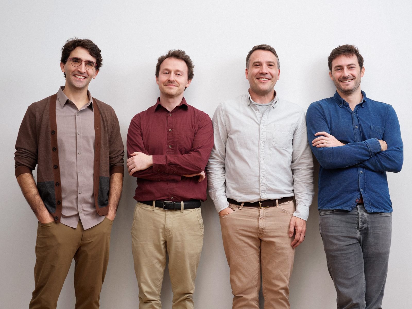 The founding team behind Fortell posing together