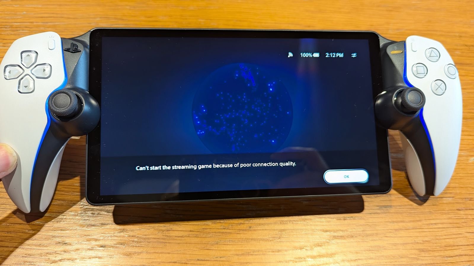 Gaming setup featuring multiple controllers