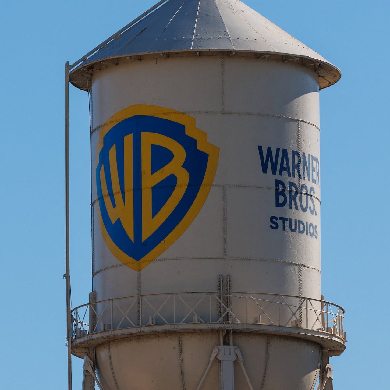 Urban skyline at twilight symbolizing competition within media industry