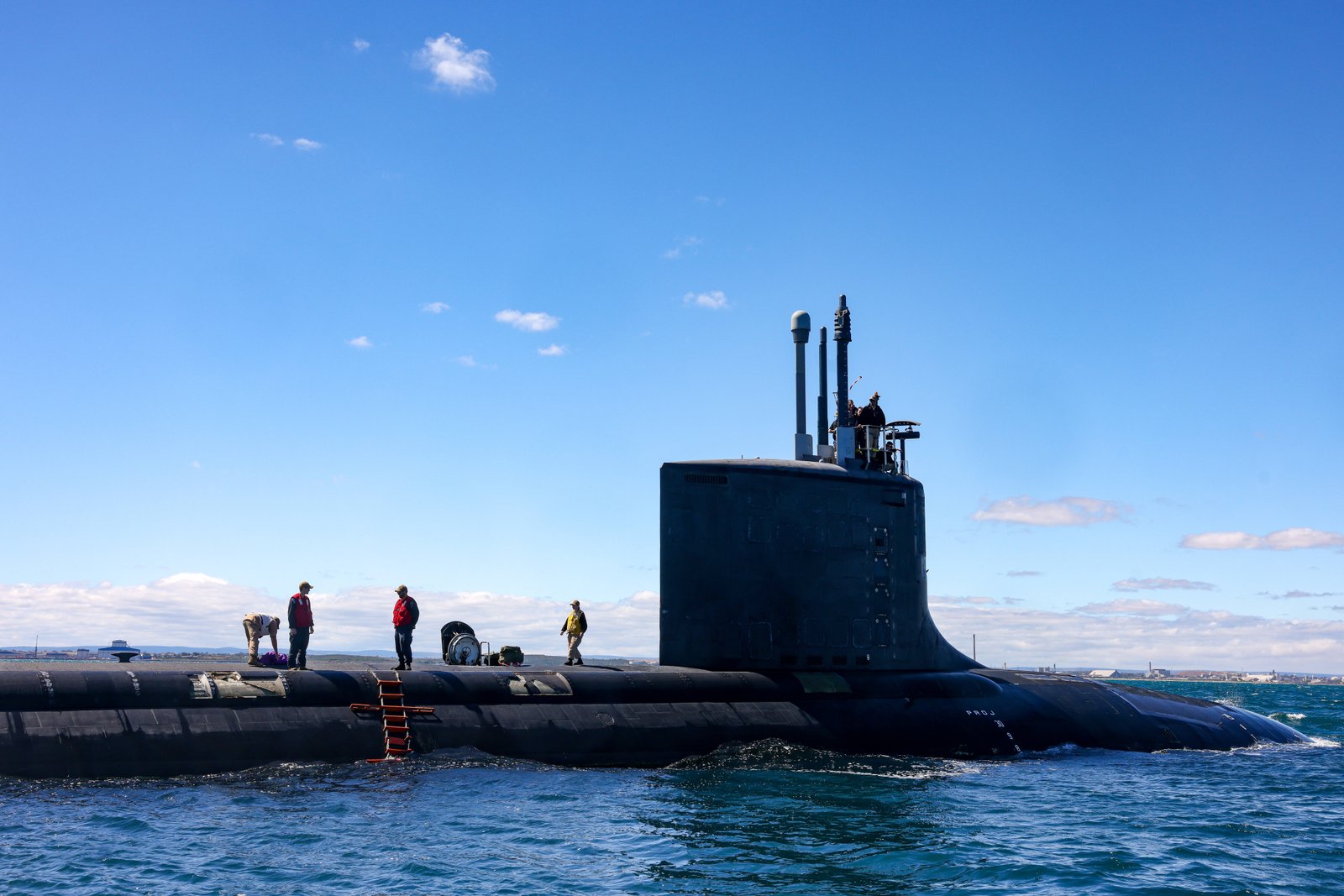 USS Minnesota submarine off Western Australia coast