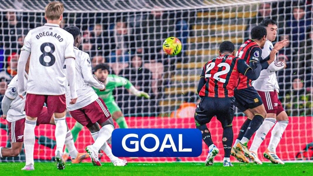 Bournemouth vs Arsenal: Eli Junior Kroupi Sparks Cherries’ Dream with Spectacular Goal!