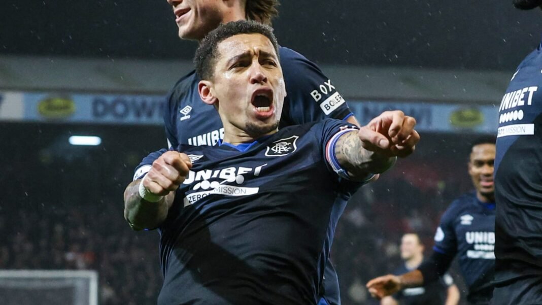 Rangers Roar Back: Danny Röhl’s Side Clinches Fifth Straight Win with 2-0 Triumph Over Aberdeen, Closing in on Premiership Leaders Hearts