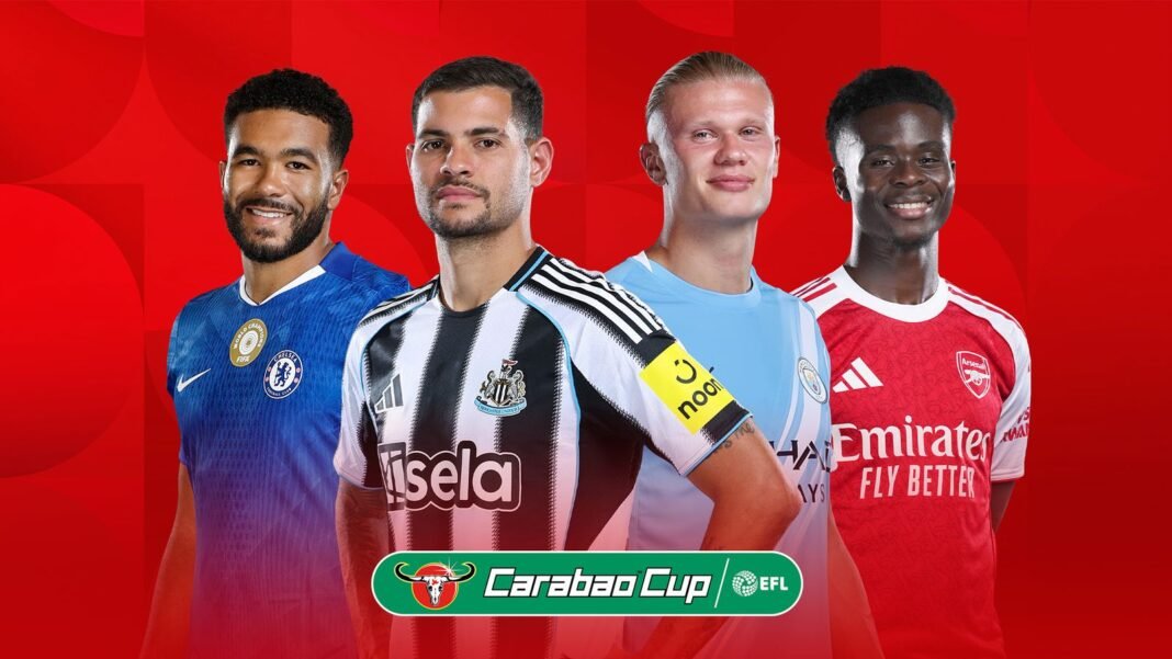 Carabao Cup Semi-Finals Explode Into Action: Newcastle Battles Man City & Chelsea Faces Arsenal – Live on Sky Sports!