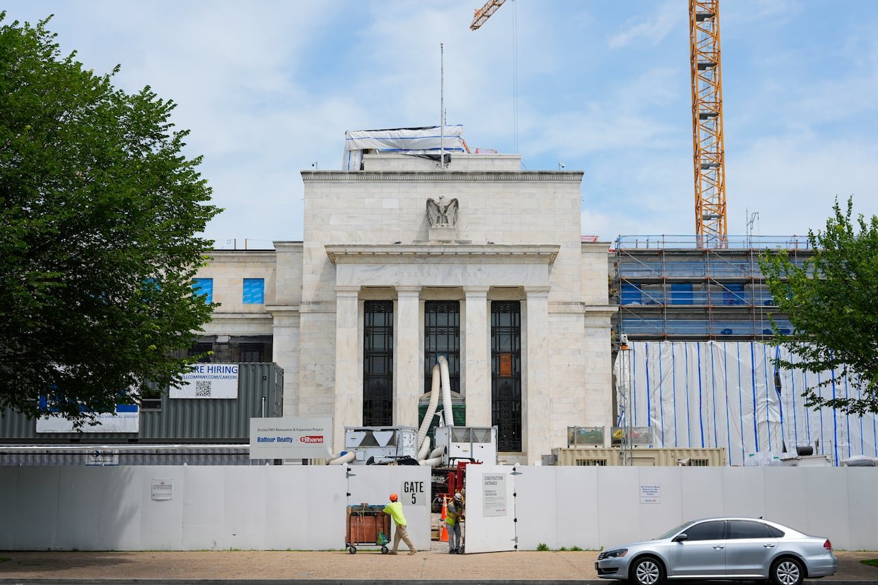 Federal Reserve Board building undergoing renovation