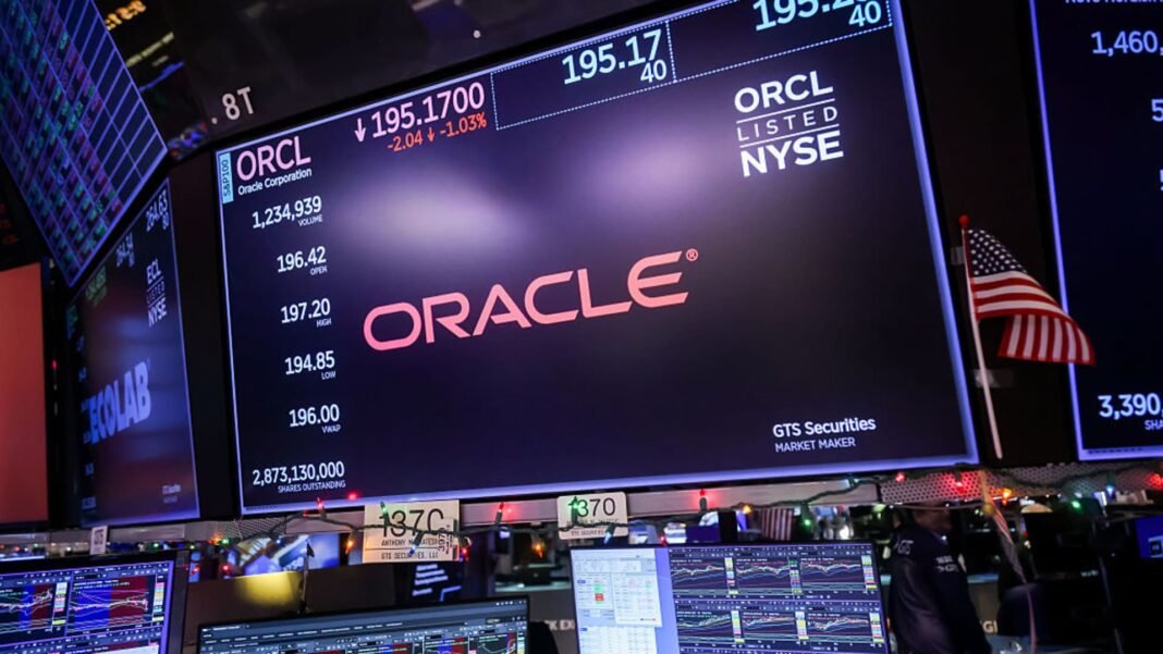 Oracle rises 5% after company announces $50 billion fundraising plans. Here’s why