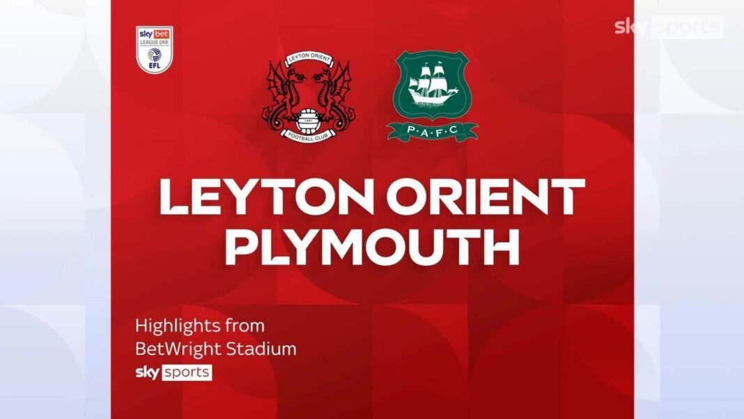 Plymouth Argyle Dominates Leyton Orient in a Thrilling 3-1 League One Showdown!