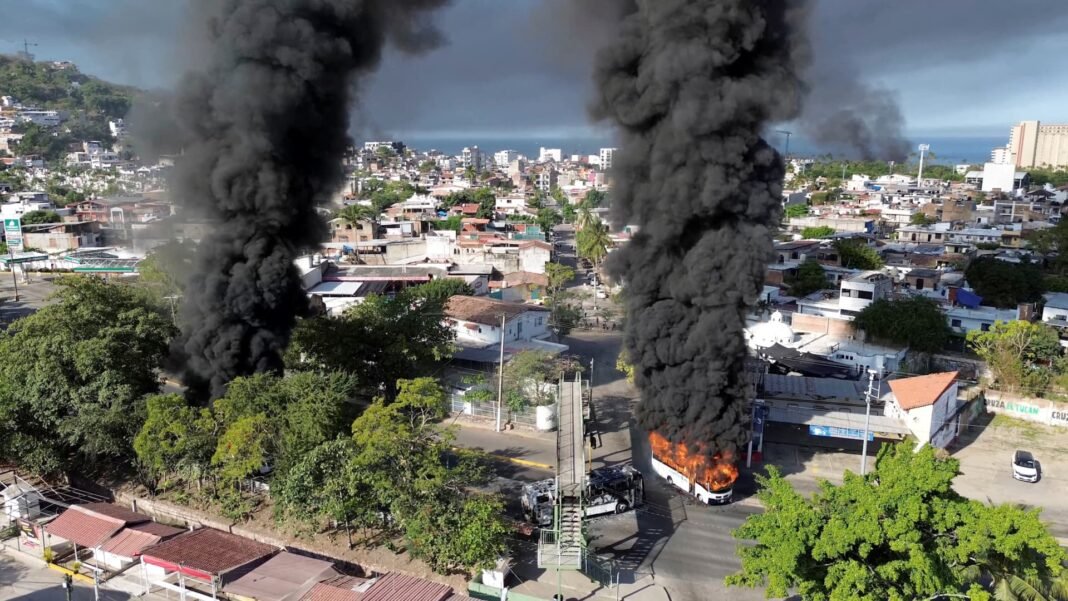 Violence Erupts in Mexico Following Cartel Boss Killing, Paralyzing Cross-Border Trade and Crippling Air Freight, Trucking, and Ports