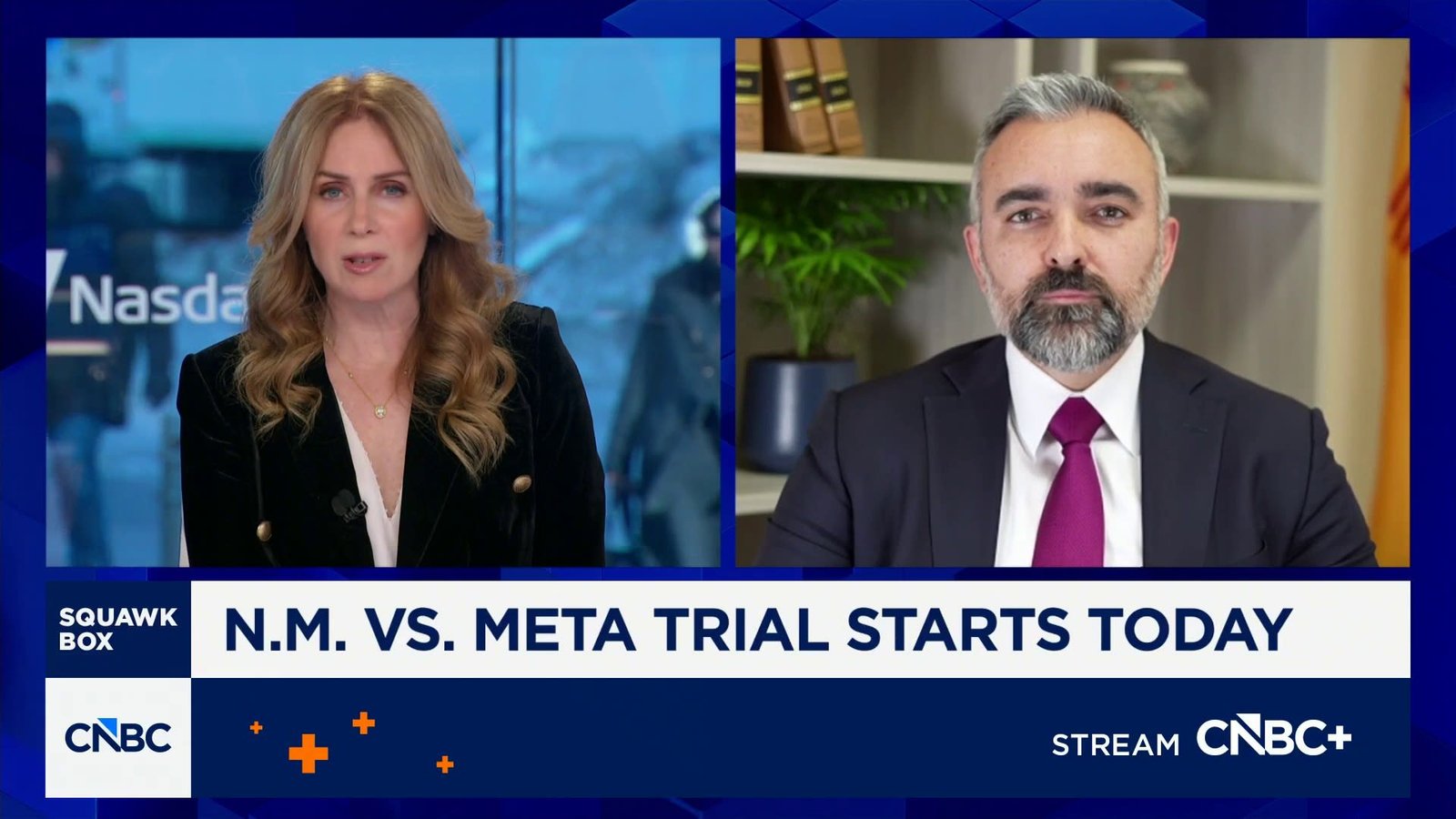 New Mexico Attorney General Raul Torrez discussing child safety concerns related to social media