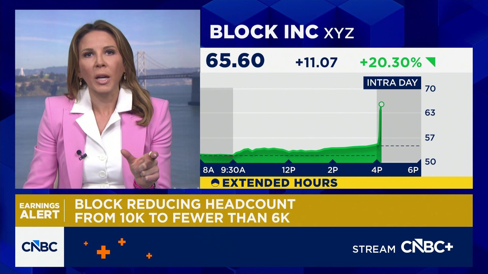 Block shares surge over 20% following announcement of major workforce reduction