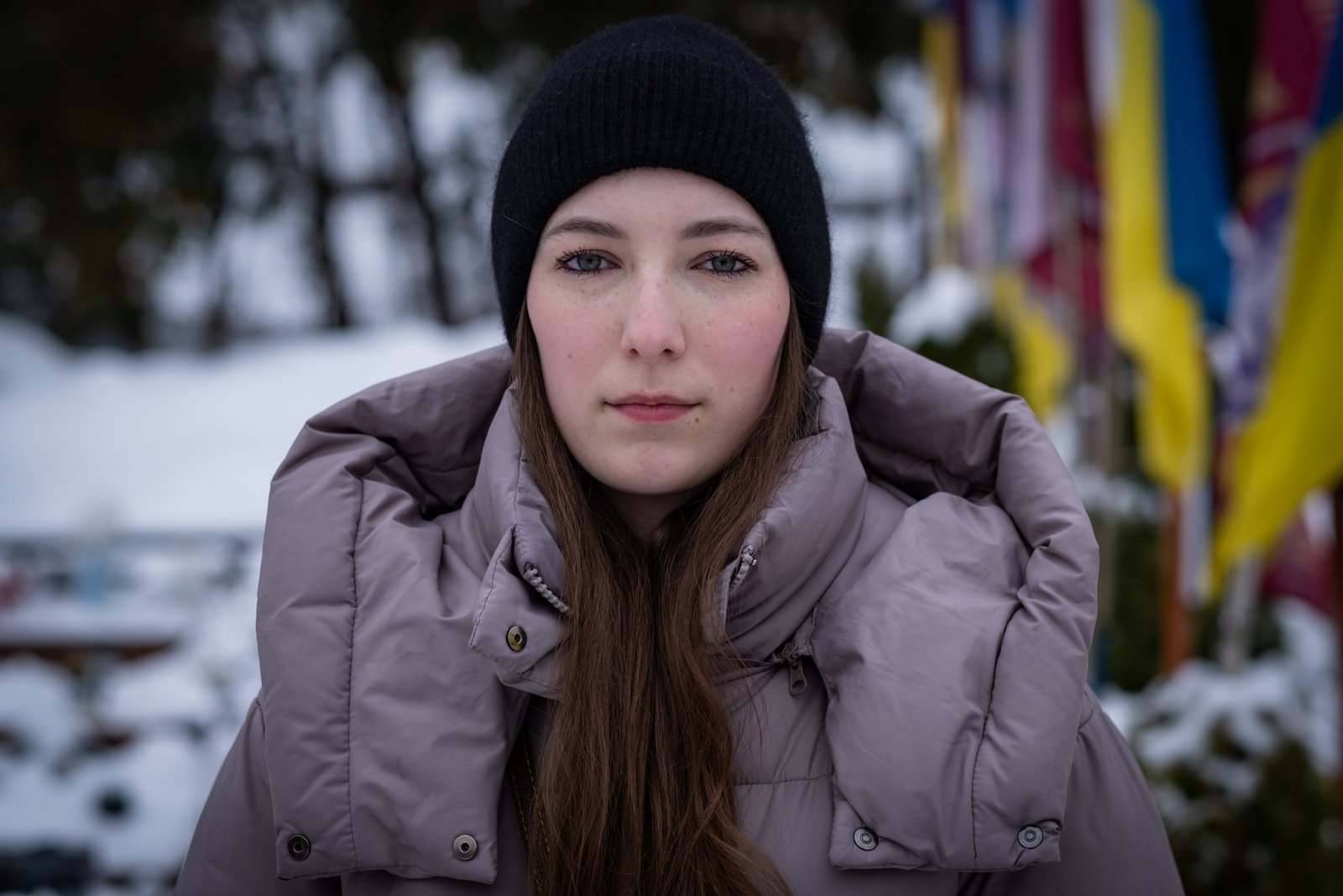 Anastasiya Buchkouska at grave site