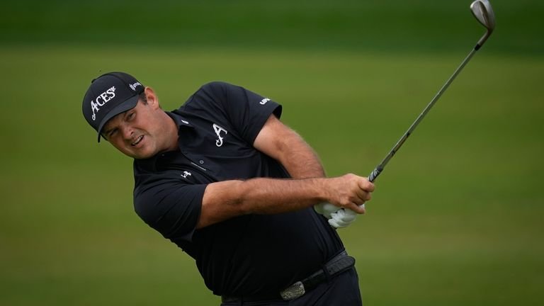 Patrick Reed during final round of Dubai Desert Classic