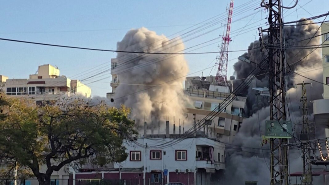 Devastating Israeli Strikes Shake Lebanon, Leaving Dozens Dead