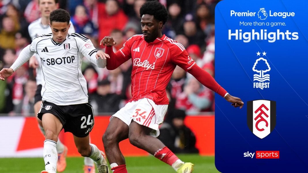 Nail-Biting Showdown: Nottingham Forest and Fulham Clash Ends in Intense 0-0 Premier League Draw