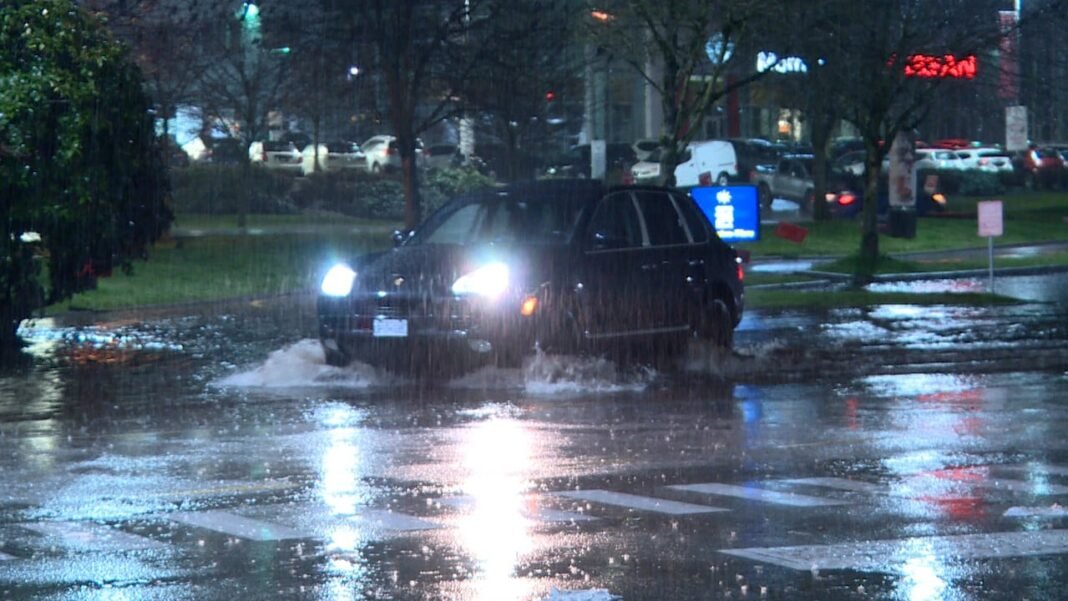 ‘Prolonged atmospheric river’ brings heavy rain to B.C. coast