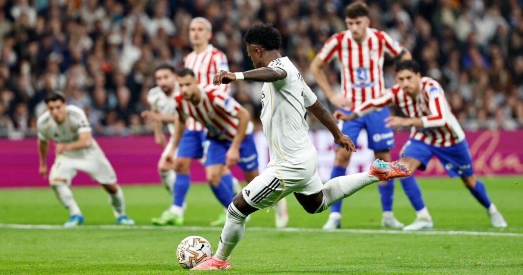 Vinicius Lights Up the Derby with a Stunning Brace as Real Madrid Edge Atletico 3-2 Thriller