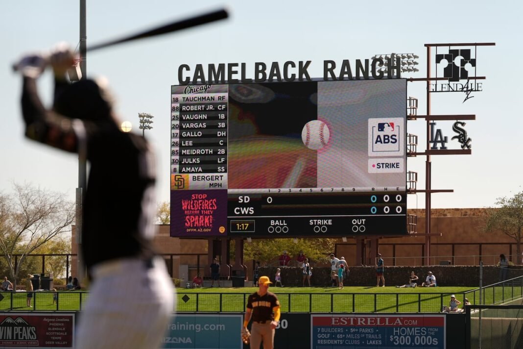 How Major League Baseball players can turn to a robot to challenge balls, strikes this year