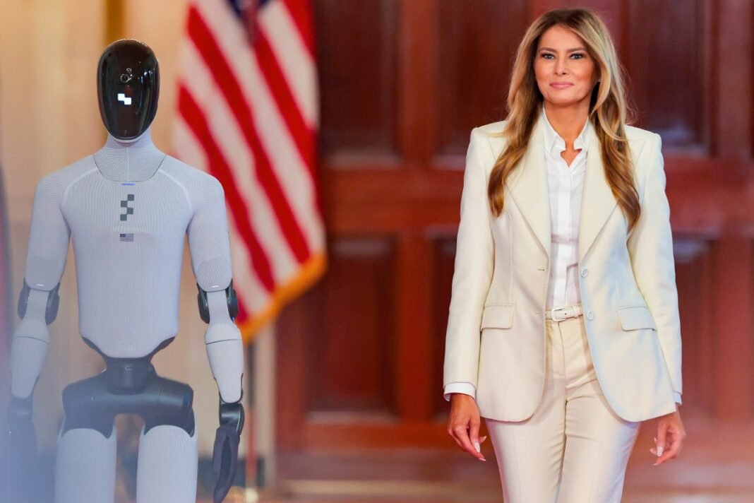 Melania Trump Unveils Futuristic Robot Tutor Set to Transform Your Child’s Homeschooling Journey!