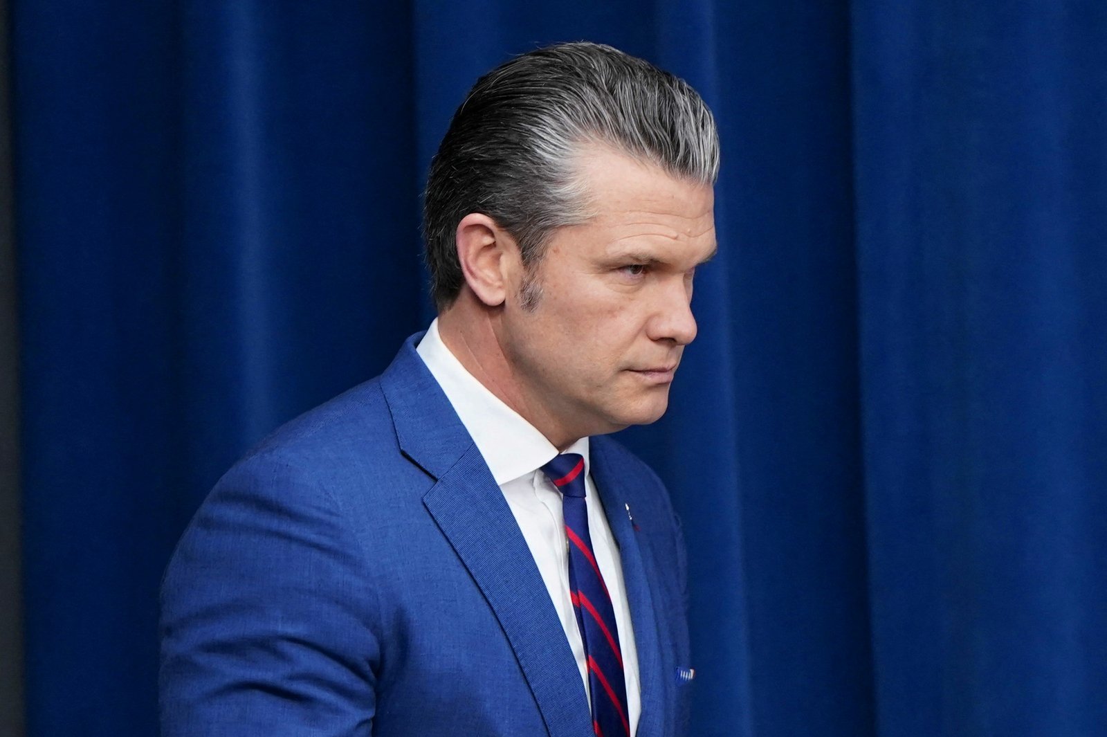 U.S. Secretary of Defense Pete Hegseth briefing on U.S.-Israeli conflict with iran at the Pentagon, Washington, D.C.