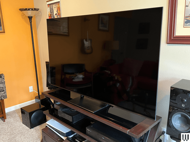 Hisense U75QG QLED TV showcasing vibrant colors on large screen