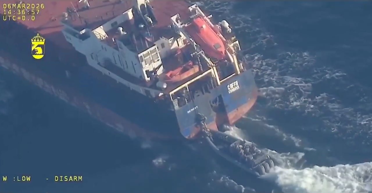 Oil tanker monitored near Baltic Sea coastline under suspicion for fraudulent flag use