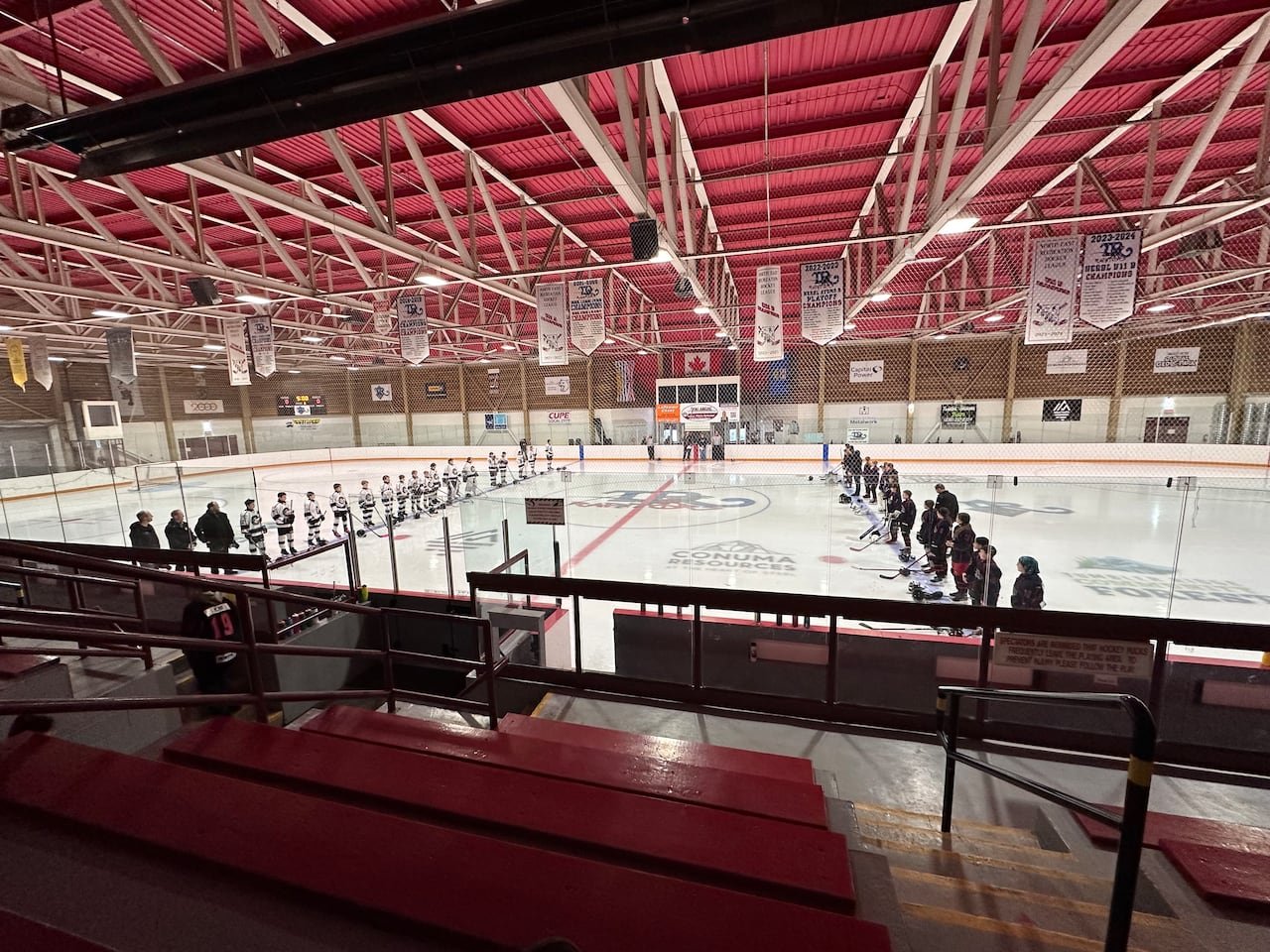 Youth hockey teams facing off at Tumbler Ridge arena
