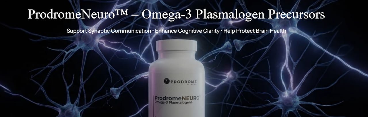 Bottles of supplements lined up on a shelf.