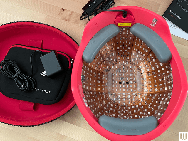 iRestore Elite helmet close-up view