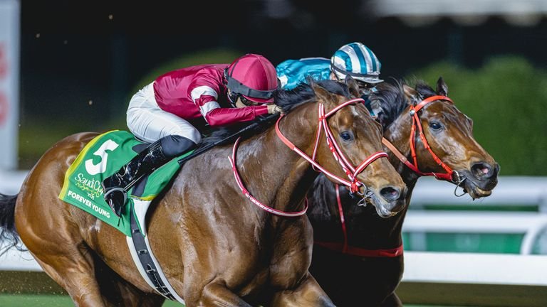 Forever Young won the Saudi Cup ahead of romantic Warrior