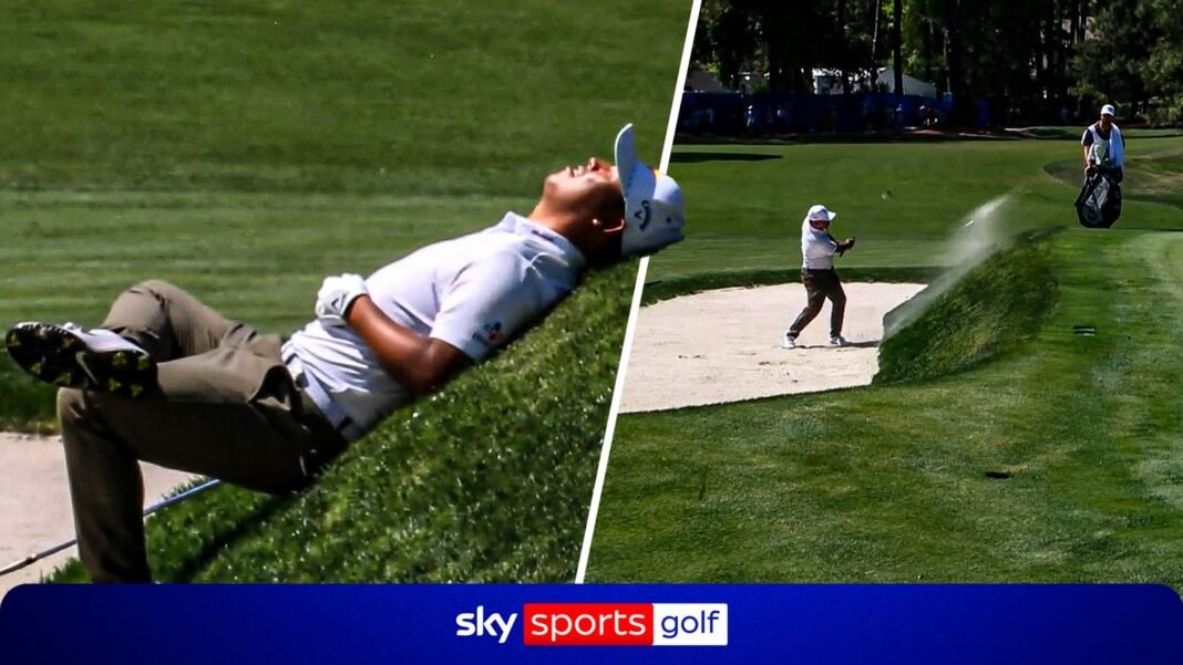 RBC Heritage: Si Woo Kim birdies from bunker on second attempt!