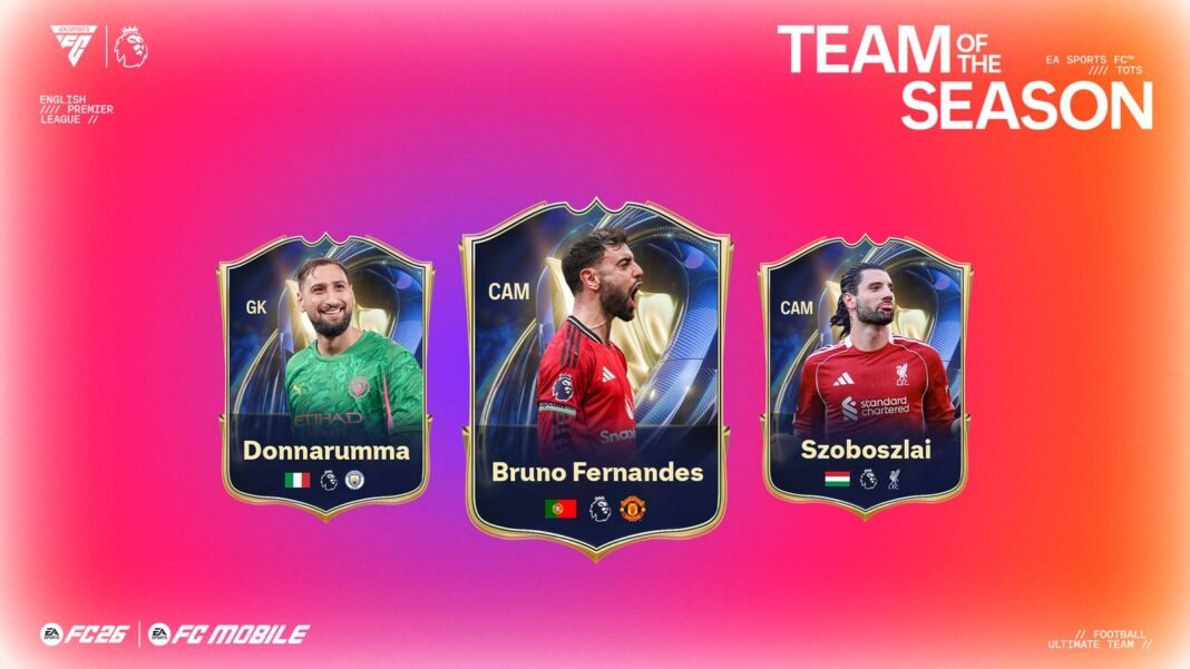 EA SPORTS FC 26: Bruno Fernandes the highest-rated player as Premier League Team of the Season is revealed