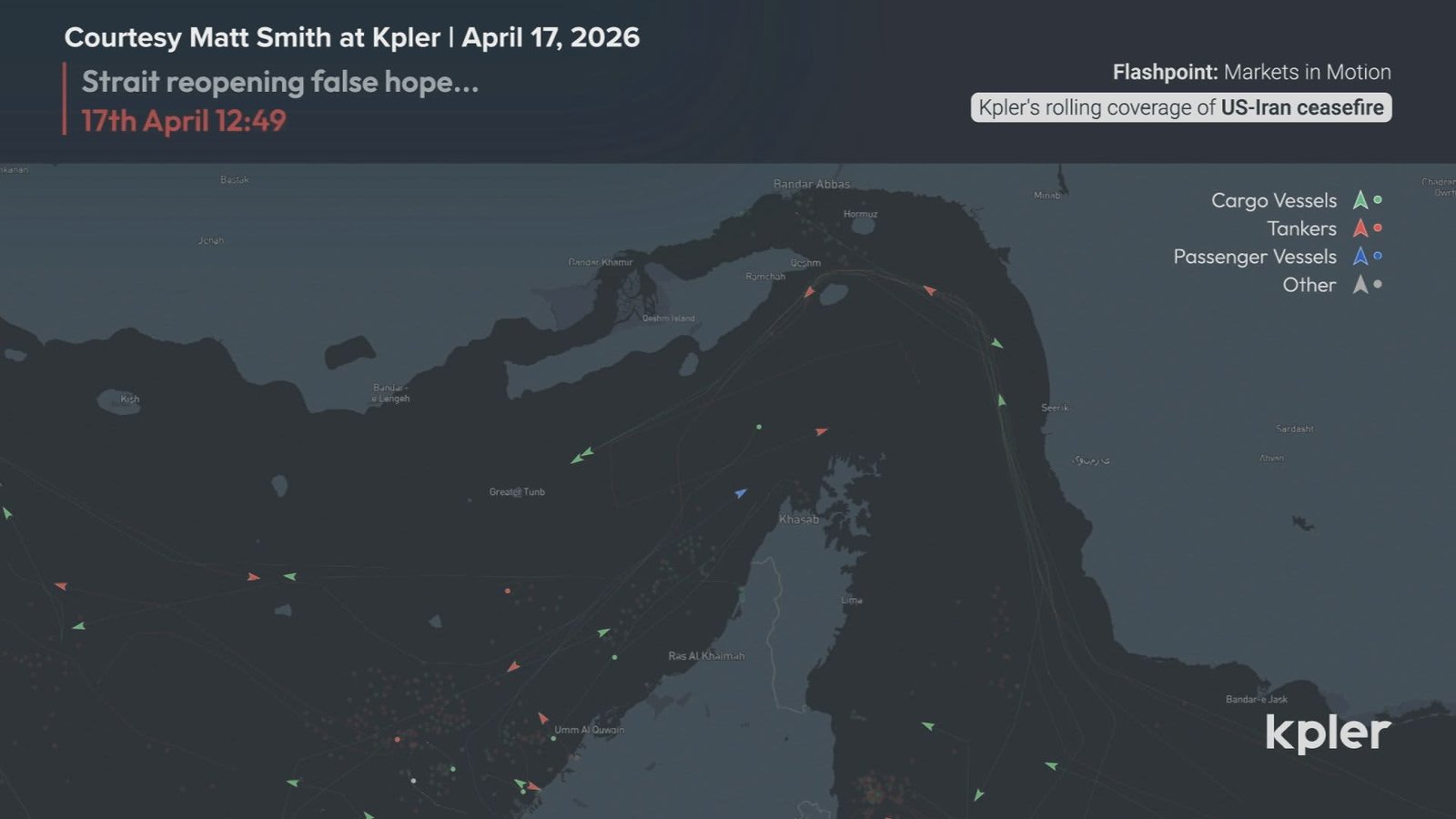 Tanker ships unable to transit Strait after closure declaration