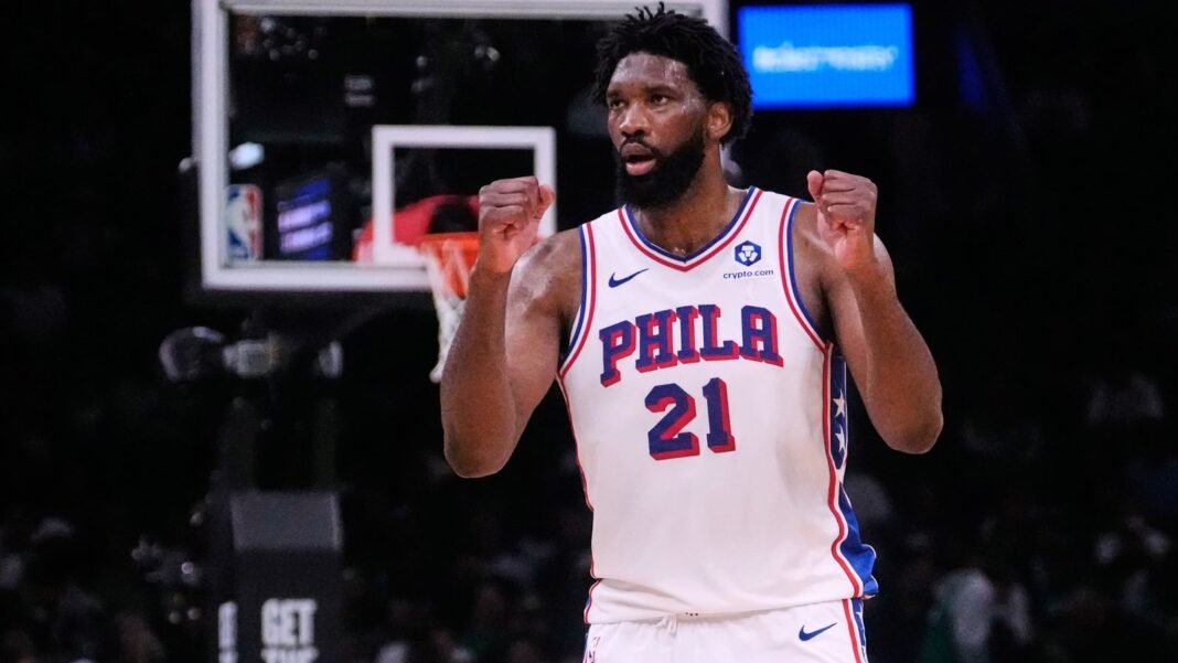 Joel Embiid inspires Philadelphia 76ers to comeback win over Boston Celtics to reach the NBA Eastern Conference semi-finals