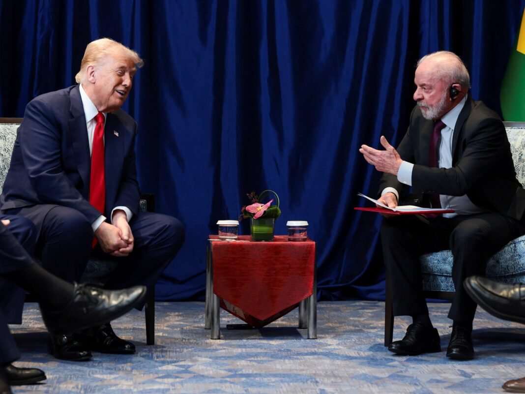 Brazil’s Lula meets Trump amid efforts to avert new US trade tariffs