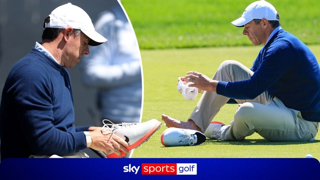 Rory McIlroy’s Toe Injury Won’t Slow Him Down: Playing Strong with Custom Shoes and a Confident Mindset!