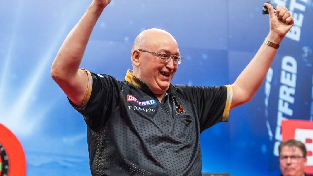 After 442 Attempts, Andrew Gilding Finally Triumphs Over Jonny Clayton to Seize His First ProTour Title at Players Championship 16!