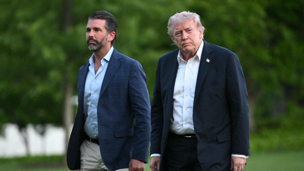 Trump Shocks Guests by Skipping Son Donald Jr.’s Wedding to Bettina Anderson