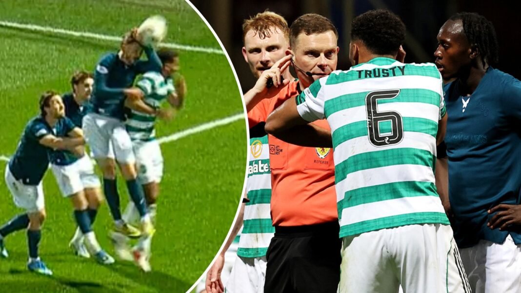 Celtic penalty award at Motherwell: Referee wrong to issue match-winning spot-kick after VAR check, rule SFA panel
