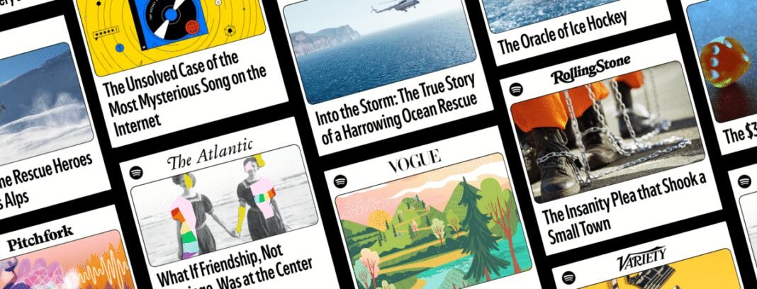 Spotify now lets you stream narrated magazine articles, too