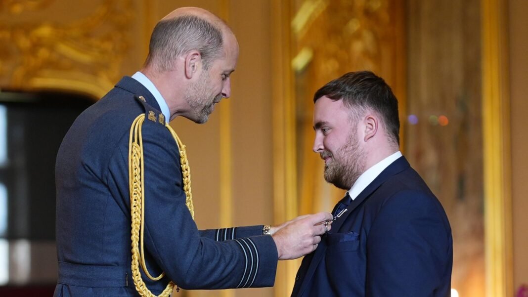 Littler Stuns Prince of Wales with Exclusive Ally Pally Tickets!