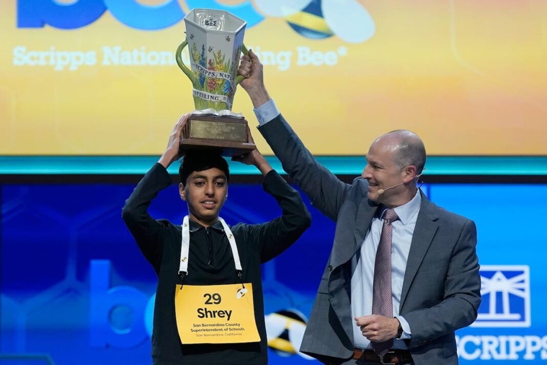 14-Year-Old Californian Stuns Crowd with Electrifying Lightning-Round Victory to Claim Scripps National Spelling Bee Crown!