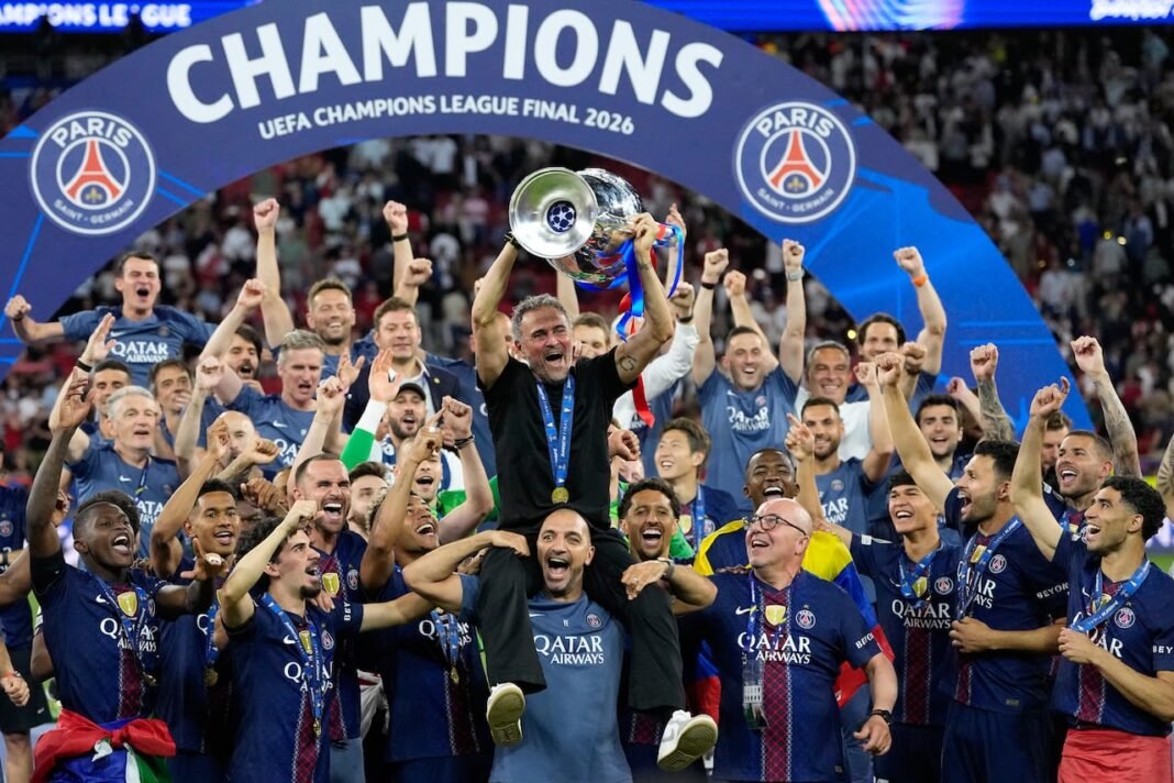 PSG wins back-to-back Champions League titles after shootout victory over Arsenal