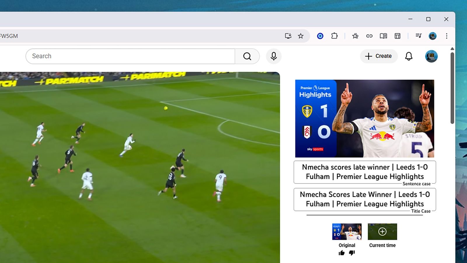 DeArrow crowdsourced titles & thumbnails improving clarity 