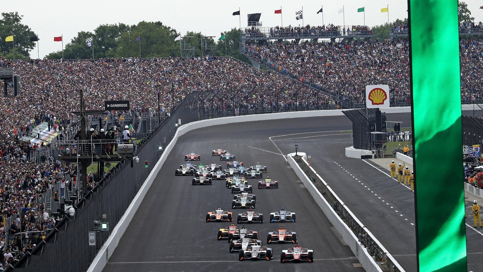 AUTO: MAY INDYCAR Leading driver On Grid At Start Of race
