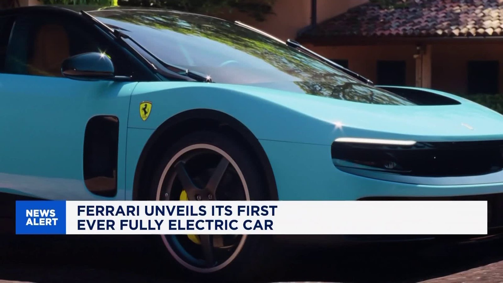 Stock market reaction following release of first fully electric car