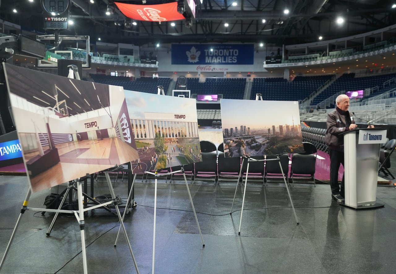 Larry tanenbaum speaks about new training facility plans