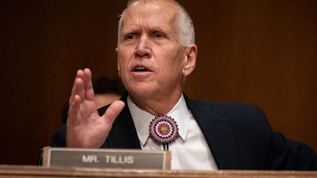 GOP Sen. Tillis Slams Trump’s Intelligence Pick Pulte: ‘He Doesn’t Stand a Chance